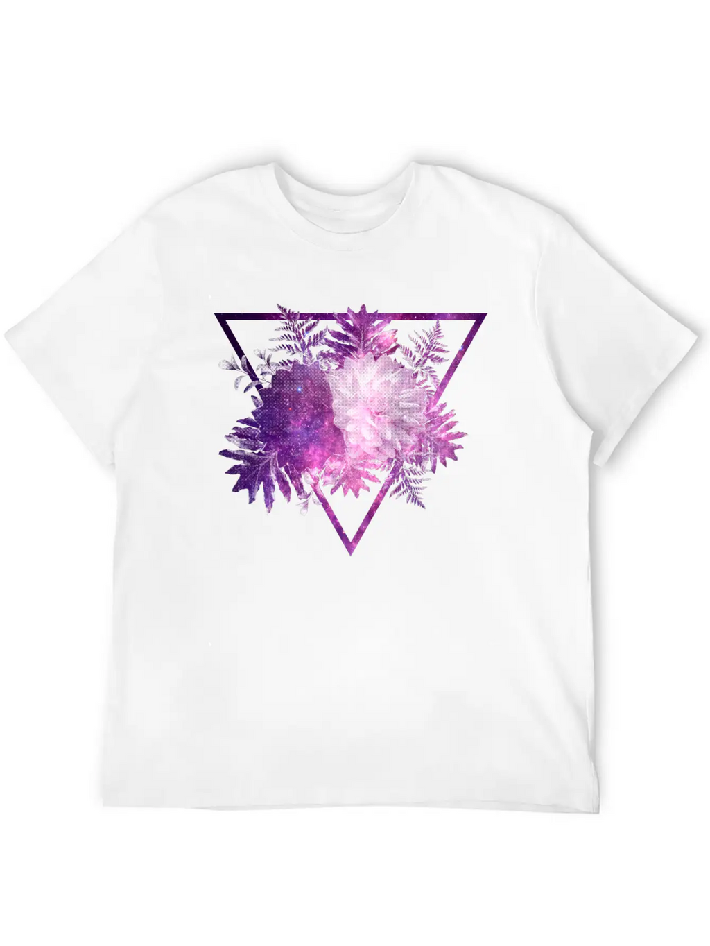 Space Flowers Stylish Everyday T-Shirt – Unisex Basic Cotton Tee