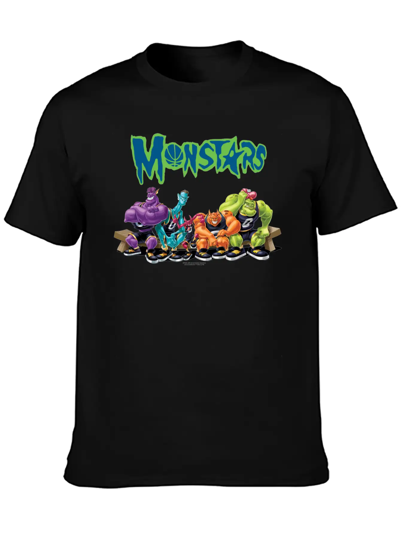 Space Jam Monstars Group Unisex Casual T-Shirt – Clean Design For Daily Comfort