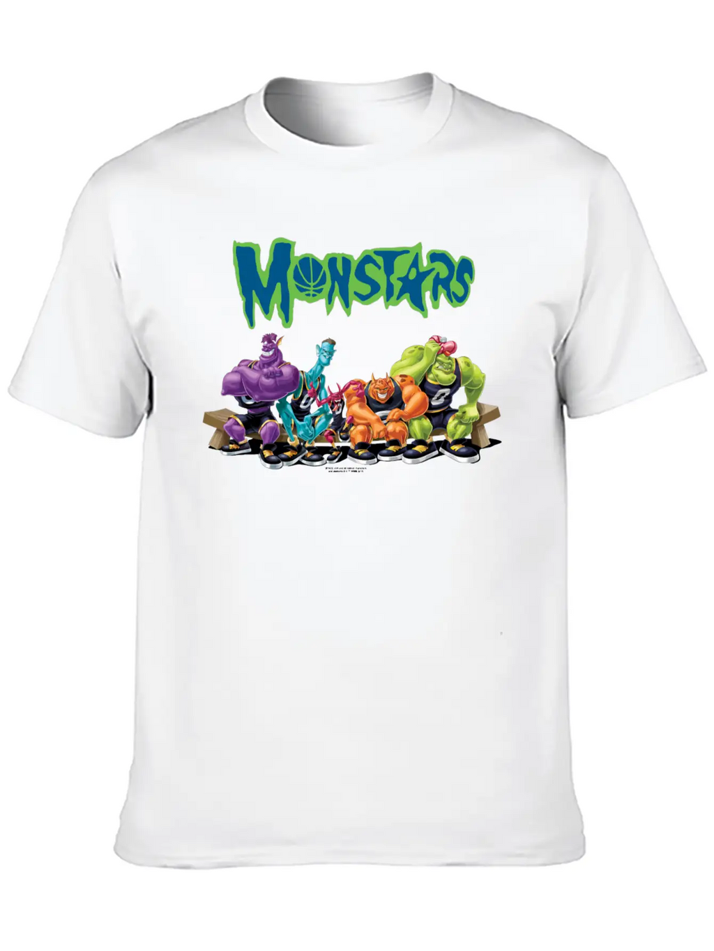 Space Jam Monstars Group Unisex Casual T-Shirt – Clean Design For Daily Comfort