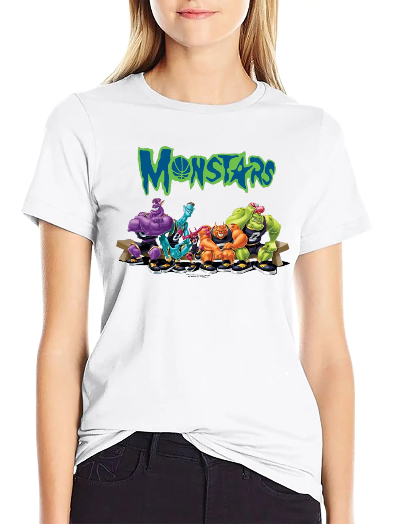 Space Jam Monstars Group Unisex Casual T-Shirt – Clean Design For Daily Comfort
