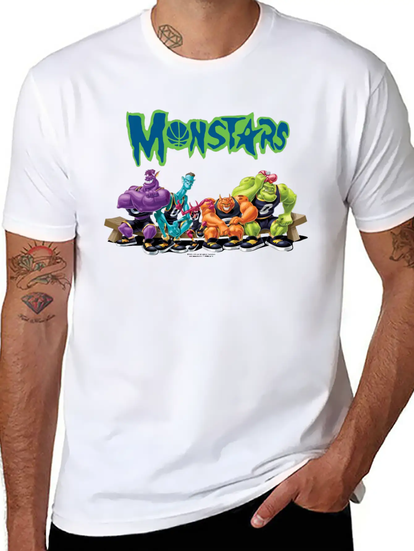 Space Jam Monstars Group Unisex Casual T-Shirt – Clean Design For Daily Comfort