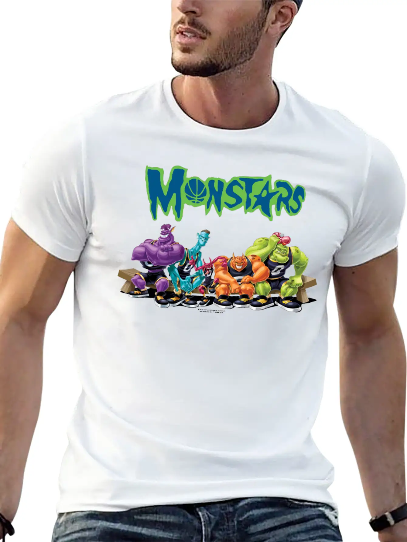 Space Jam Monstars Group Unisex Casual T-Shirt – Clean Design For Daily Comfort