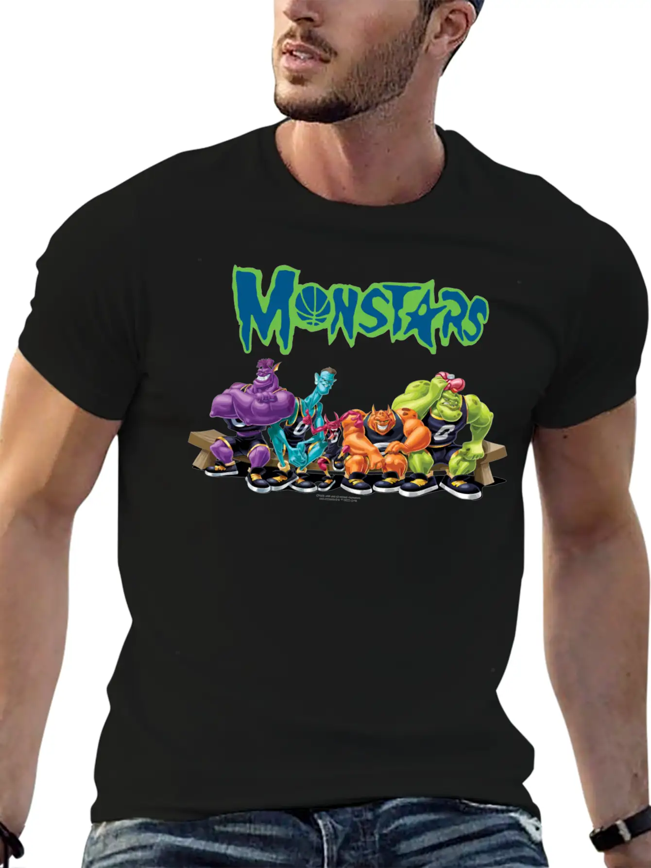Space Jam Monstars Group Unisex Casual T-Shirt – Clean Design For Daily Comfort