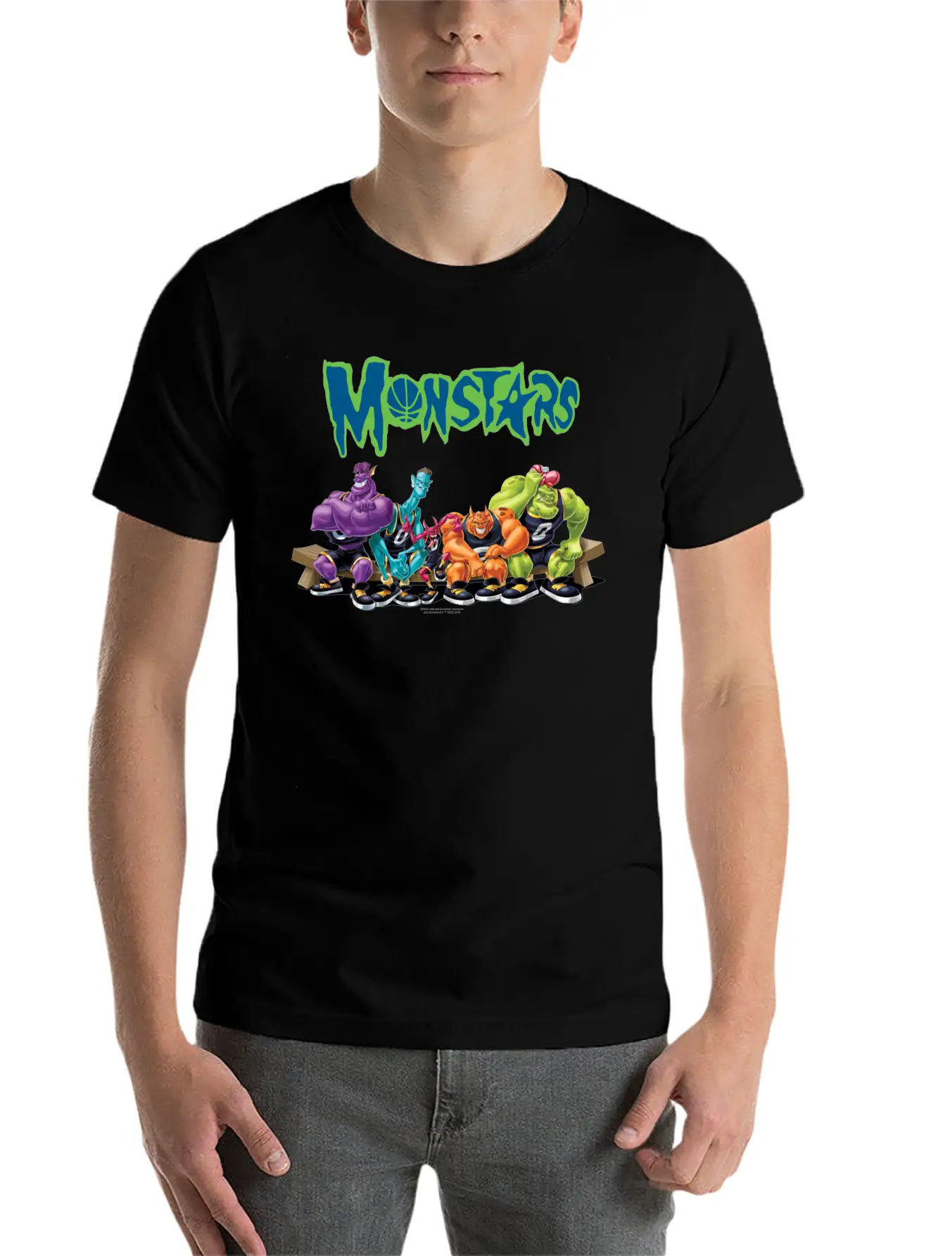 Space Jam Monstars Group Unisex Casual T-Shirt – Clean Design For Daily Comfort