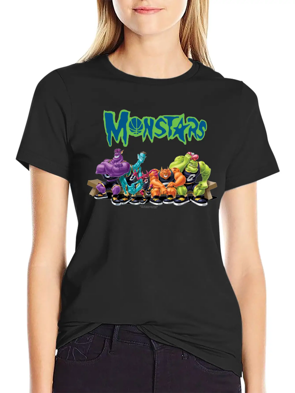 Space Jam Monstars Group Unisex Casual T-Shirt – Clean Design For Daily Comfort