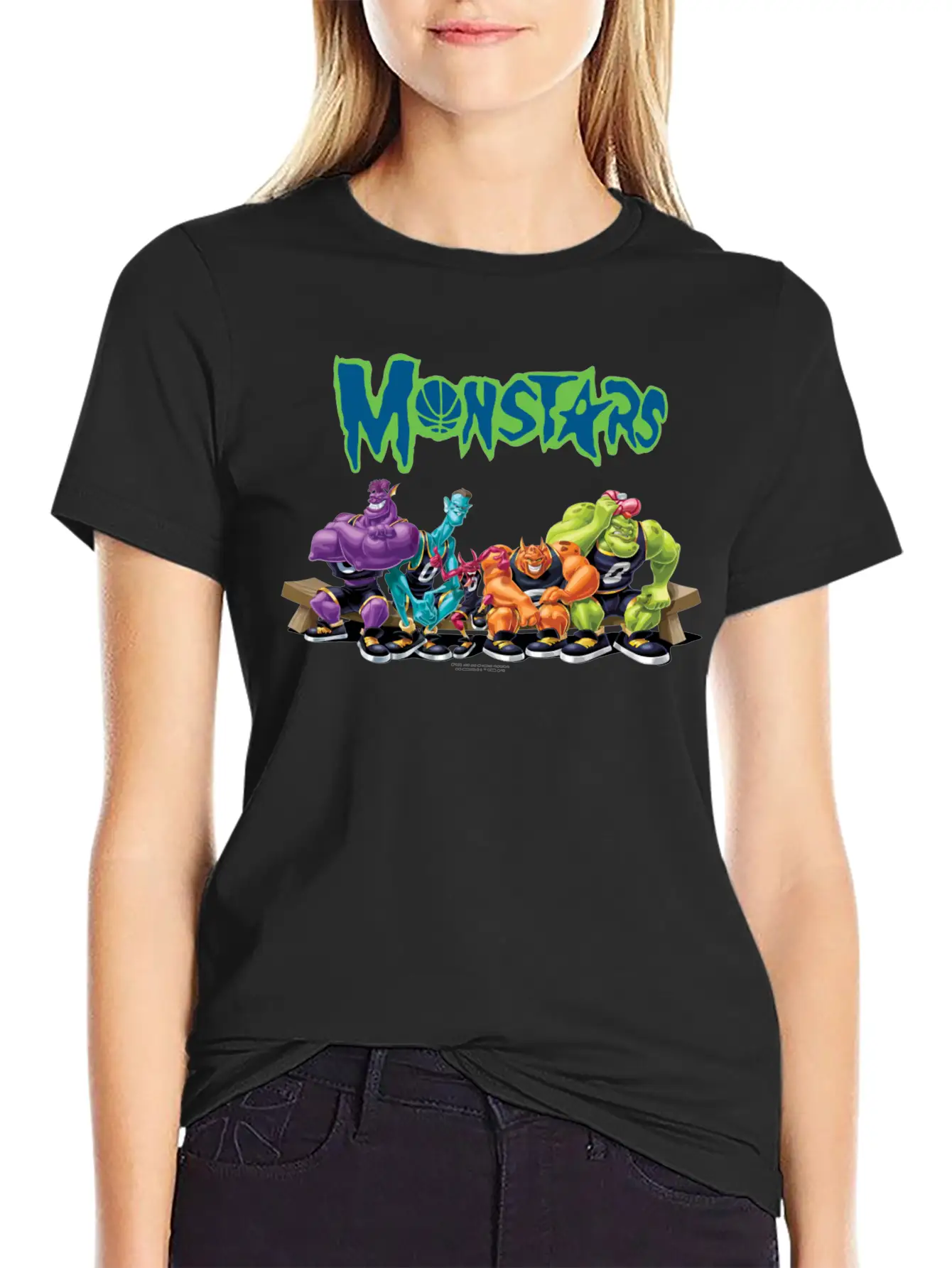 Space Jam Monstars Group Unisex Casual T-Shirt – Clean Design For Daily Comfort
