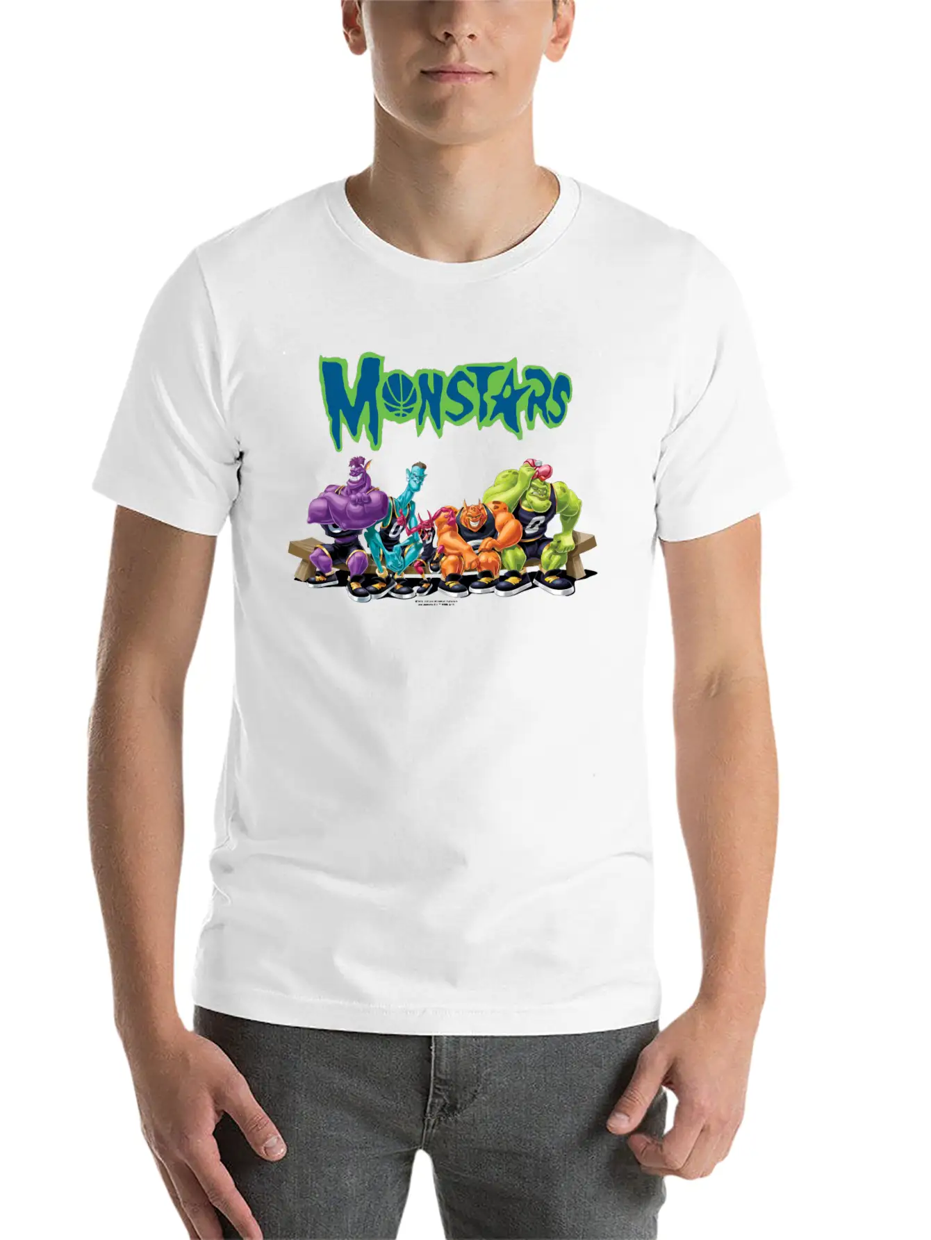 Space Jam Monstars Group Unisex Casual T-Shirt – Clean Design For Daily Comfort
