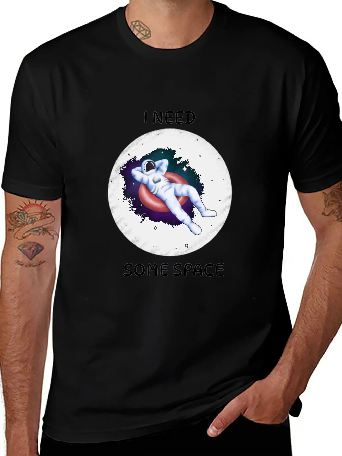 Space Odyssey Essential Cotton Tee For Daily Outfits – Unisex Style