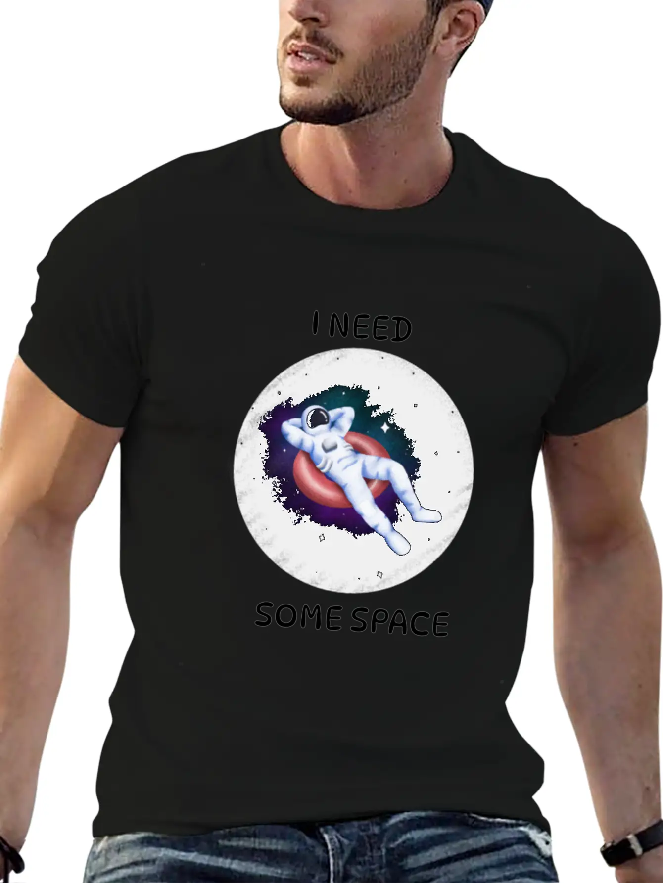 Space Odyssey Essential Cotton Tee For Daily Outfits – Unisex Style