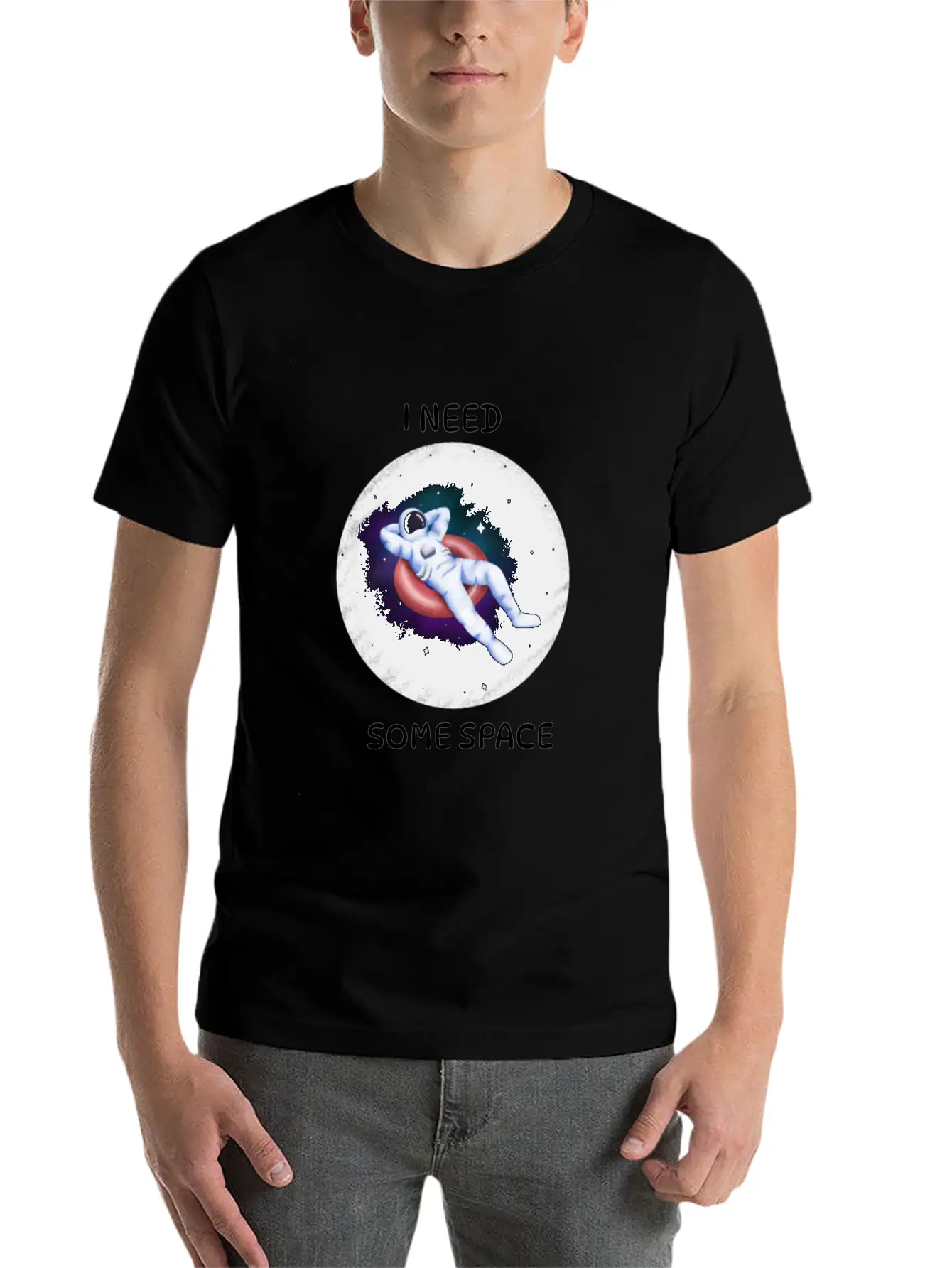 Space Odyssey Essential Cotton Tee For Daily Outfits – Unisex Style