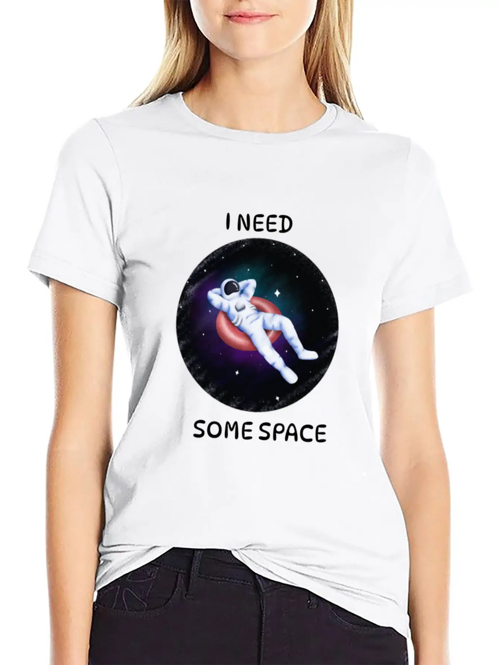 Space Odyssey Essential Cotton Tee For Daily Outfits – Unisex Style