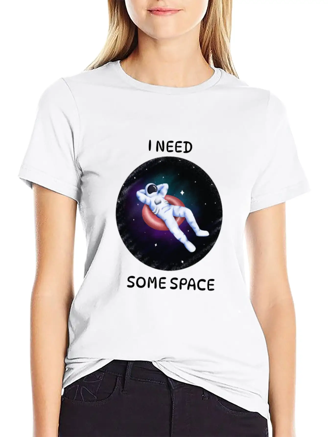 Space Odyssey Essential Cotton Tee For Daily Outfits – Unisex Style
