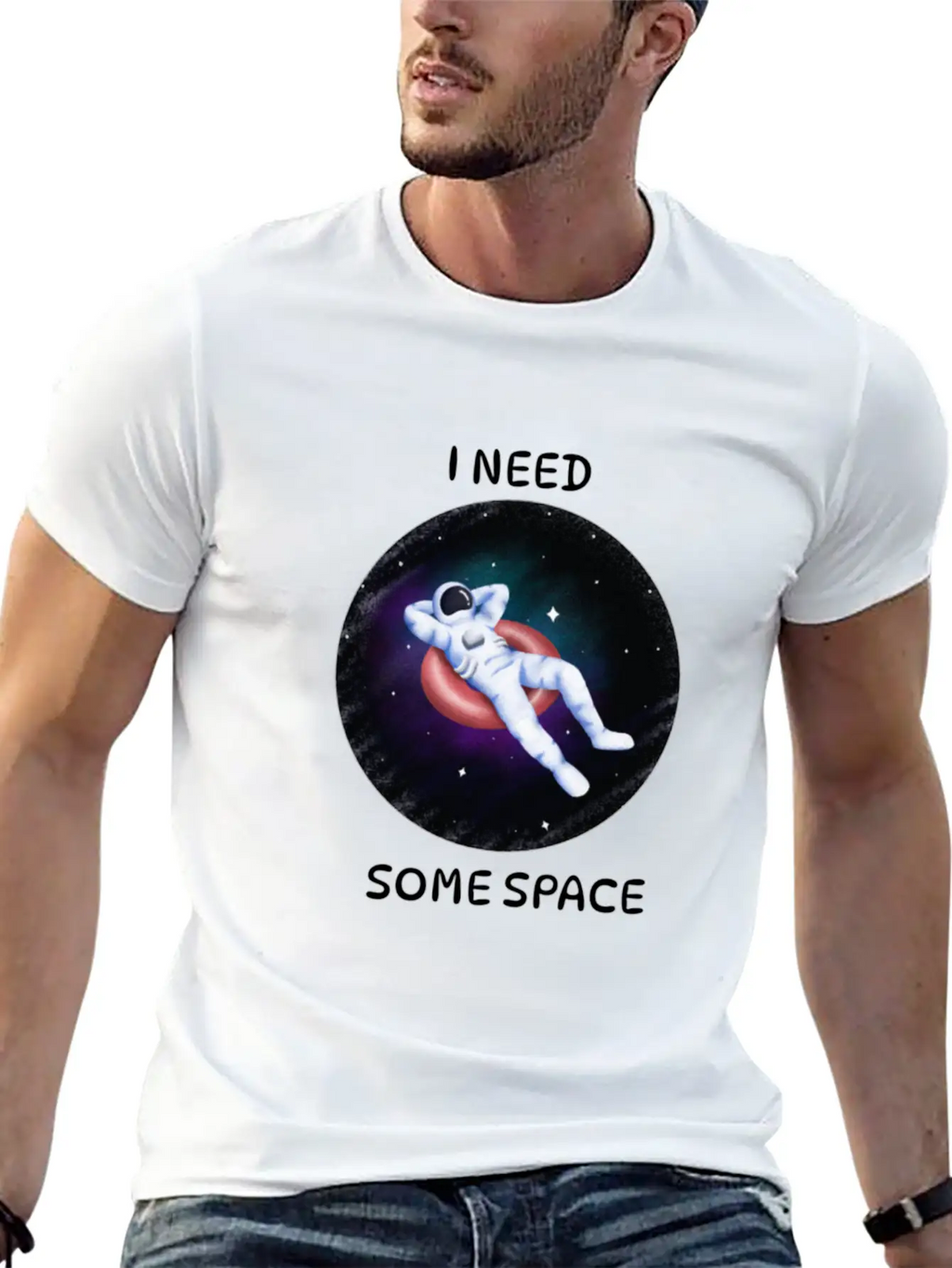 Space Odyssey Essential Cotton Tee For Daily Outfits – Unisex Style