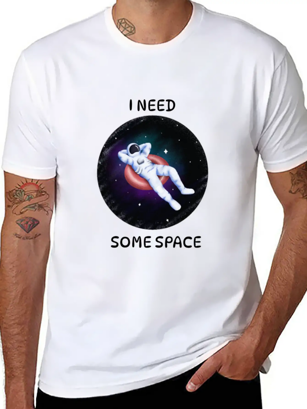 Space Odyssey Essential Cotton Tee For Daily Outfits – Unisex Style
