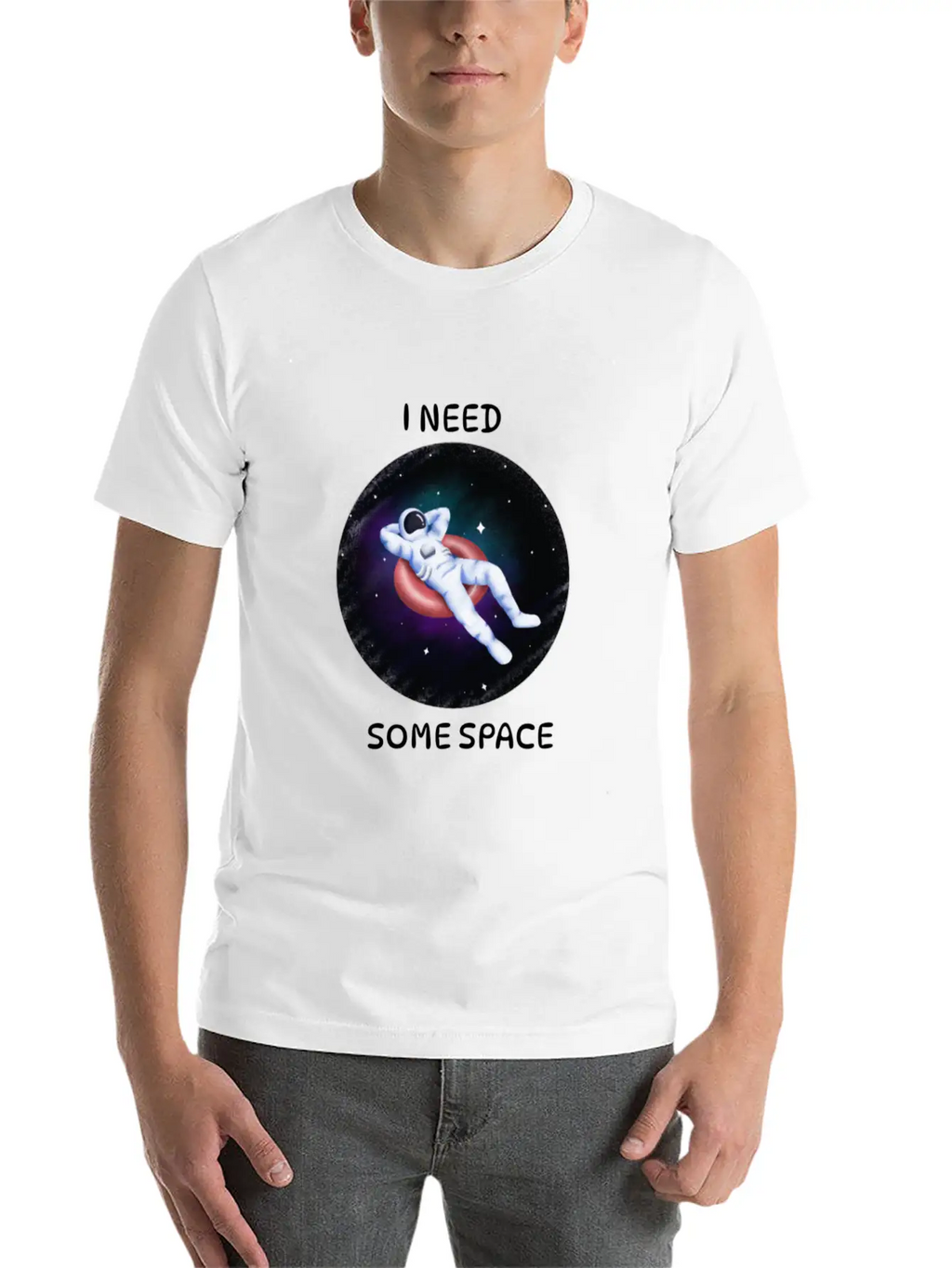Space Odyssey Essential Cotton Tee For Daily Outfits – Unisex Style