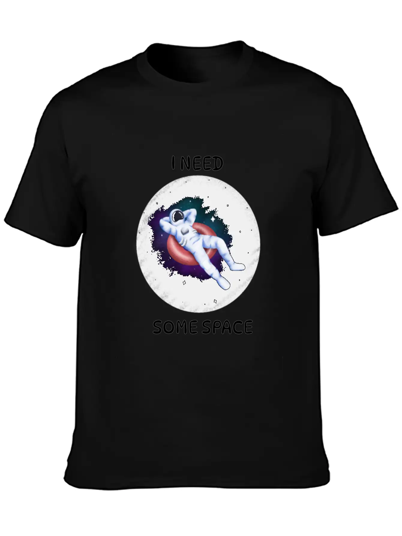 Space Odyssey Essential Cotton Tee For Daily Outfits – Unisex Style