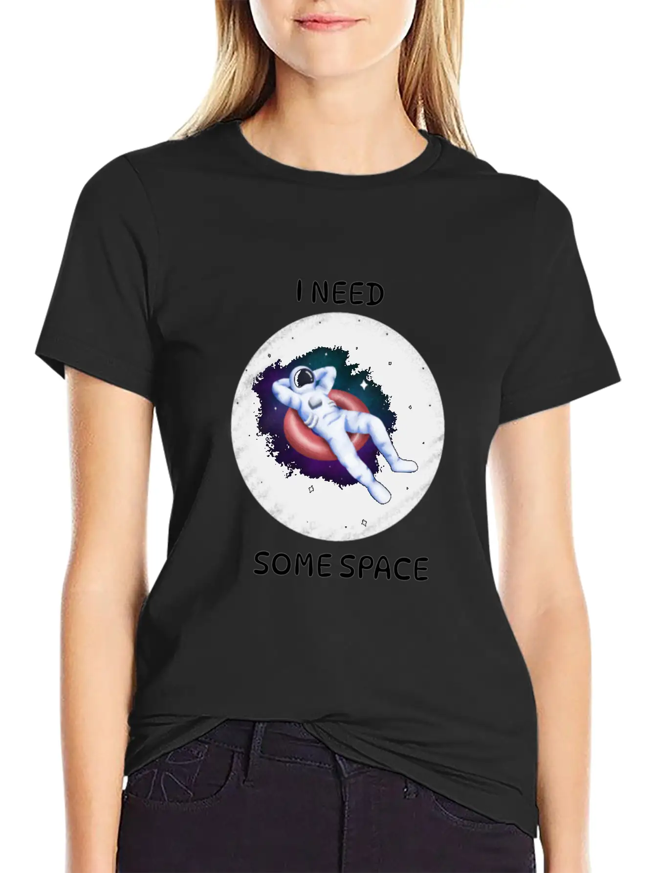 Space Odyssey Essential Cotton Tee For Daily Outfits – Unisex Style
