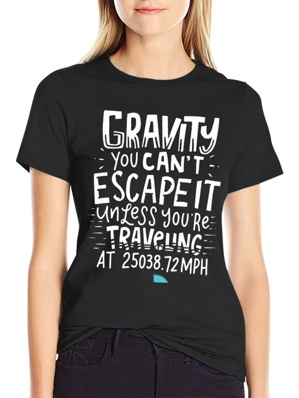 SPACE / ROCKET: Gravity You Can't Escape Essential Cotton Tee For Daily Outfits – Unisex Style