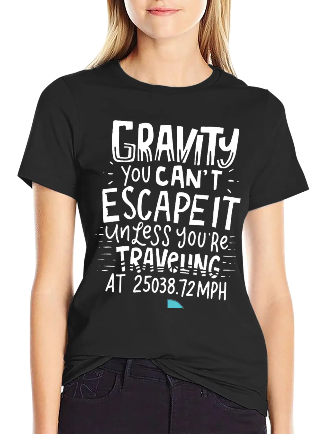 SPACE / ROCKET: Gravity You Can't Escape Essential Cotton Tee For Daily Outfits – Unisex Style