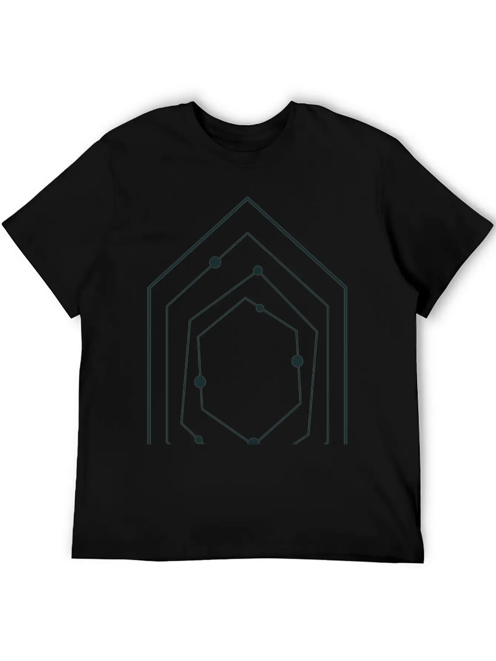 Space STAR Field With Diamond Shape Stars Unisex Casual T-Shirt – Clean Design For Daily Comfort