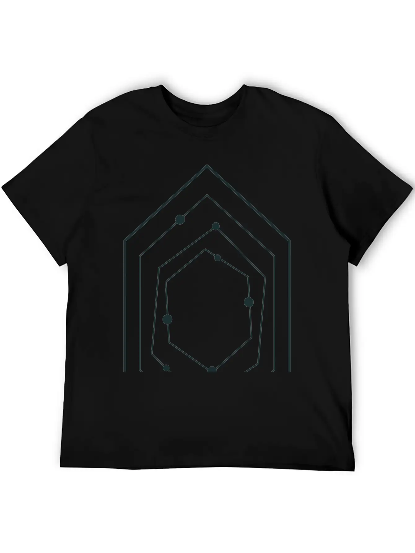 Space STAR Field With Diamond Shape Stars Unisex Casual T-Shirt – Clean Design For Daily Comfort