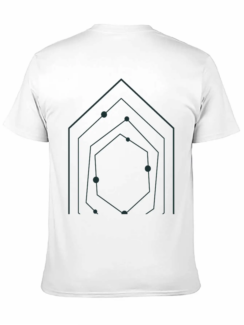 Space STAR Field With Diamond Shape Stars Unisex Casual T-Shirt – Clean Design For Daily Comfort