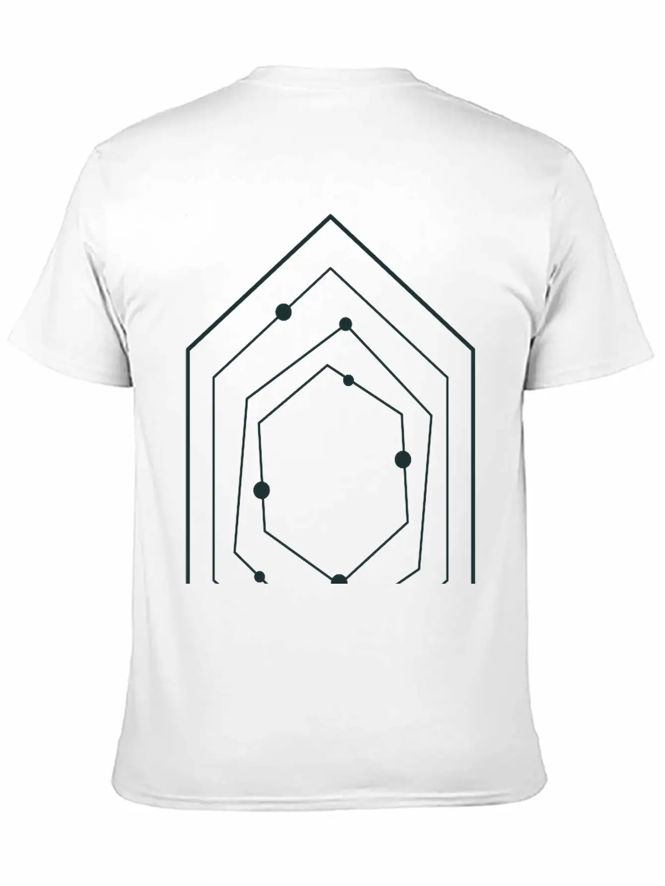 Space STAR Field With Diamond Shape Stars Unisex Casual T-Shirt – Clean Design For Daily Comfort