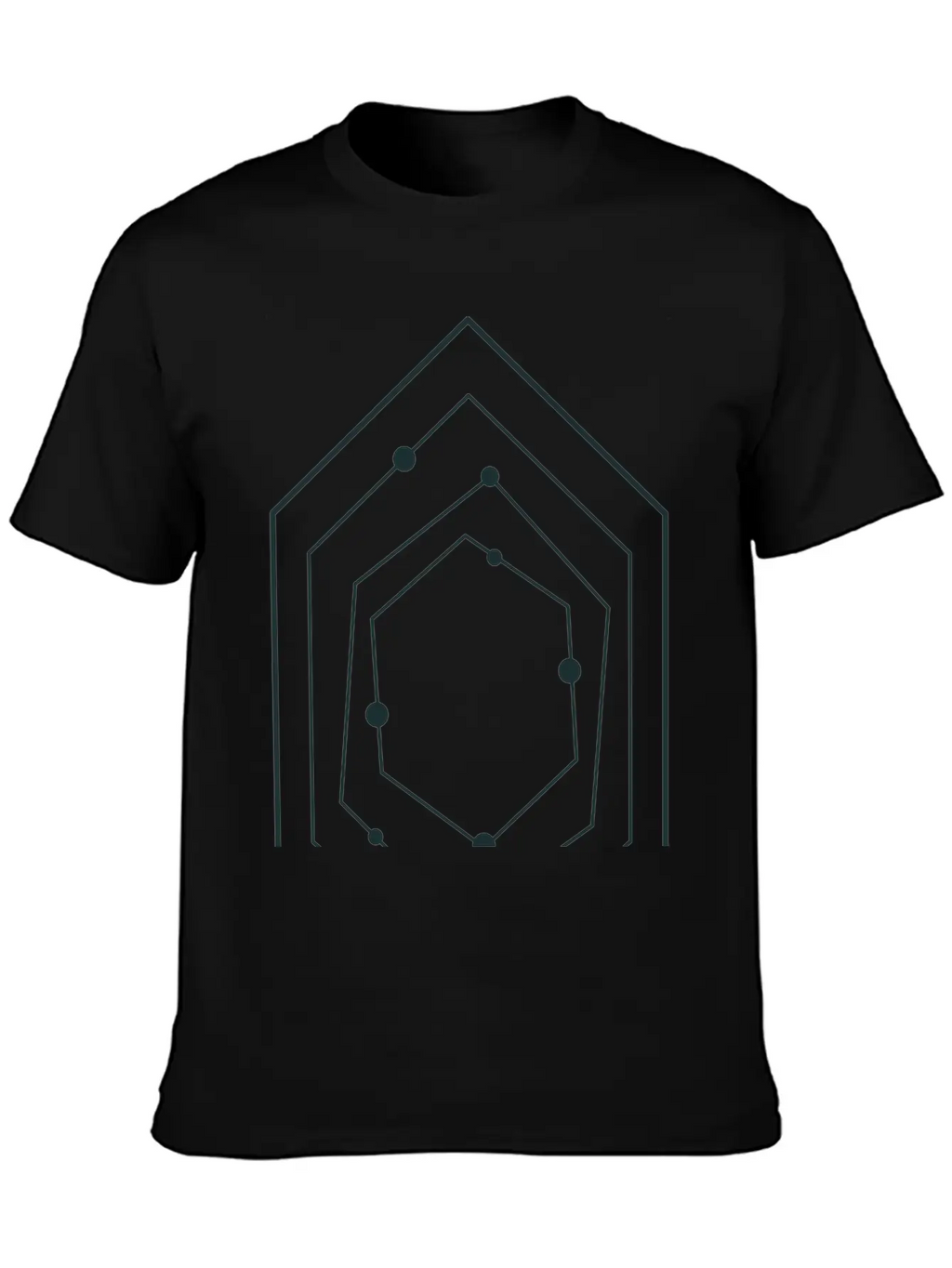 Space STAR Field With Diamond Shape Stars Unisex Casual T-Shirt – Clean Design For Daily Comfort