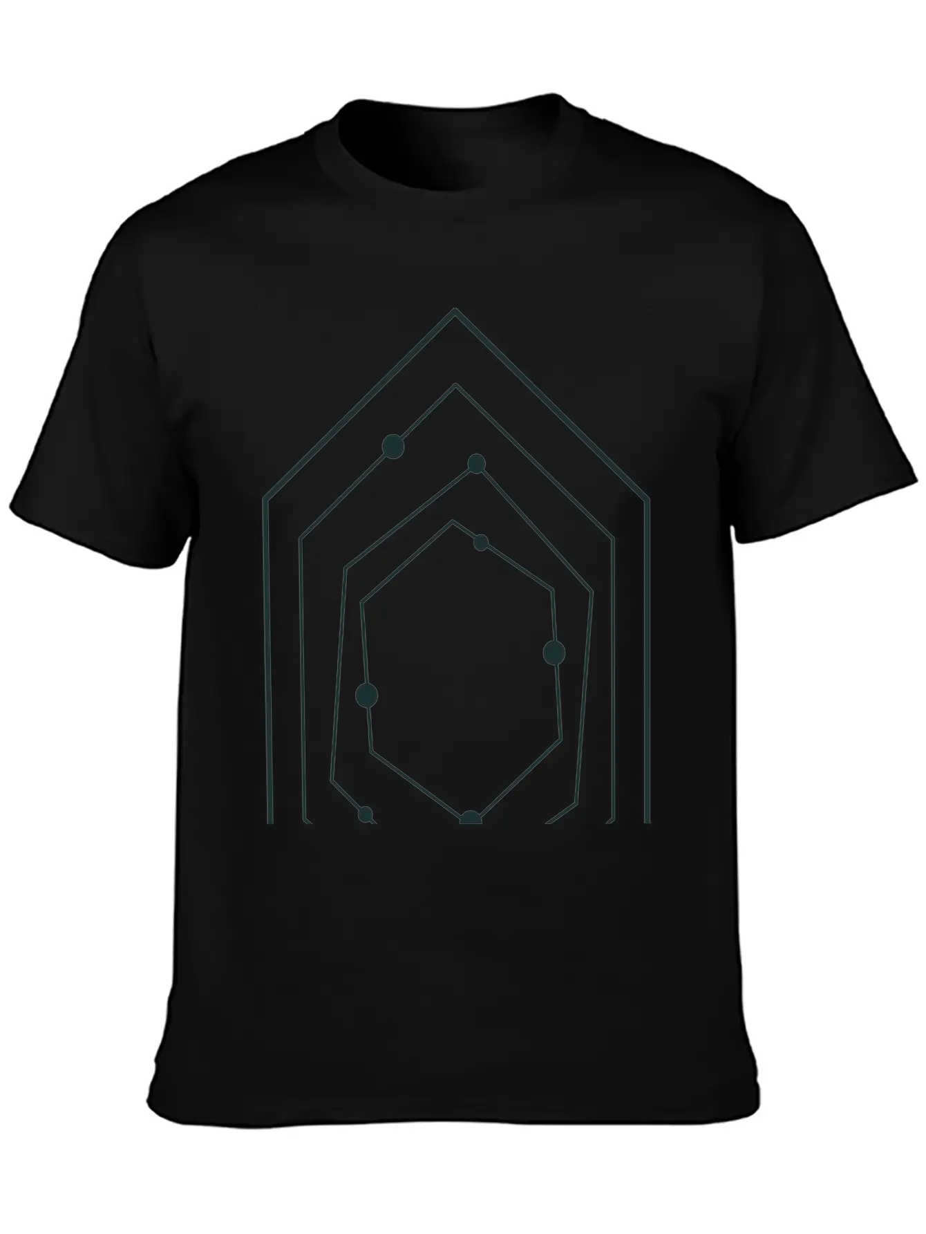 Space STAR Field With Diamond Shape Stars Unisex Casual T-Shirt – Clean Design For Daily Comfort