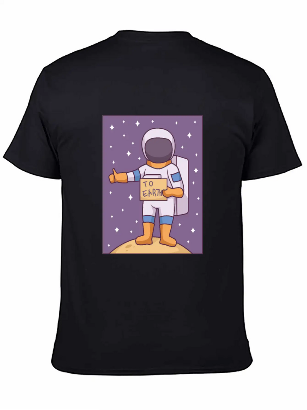 Space Way To Earth Unisex Casual T-Shirt – Clean Design For Daily Comfort