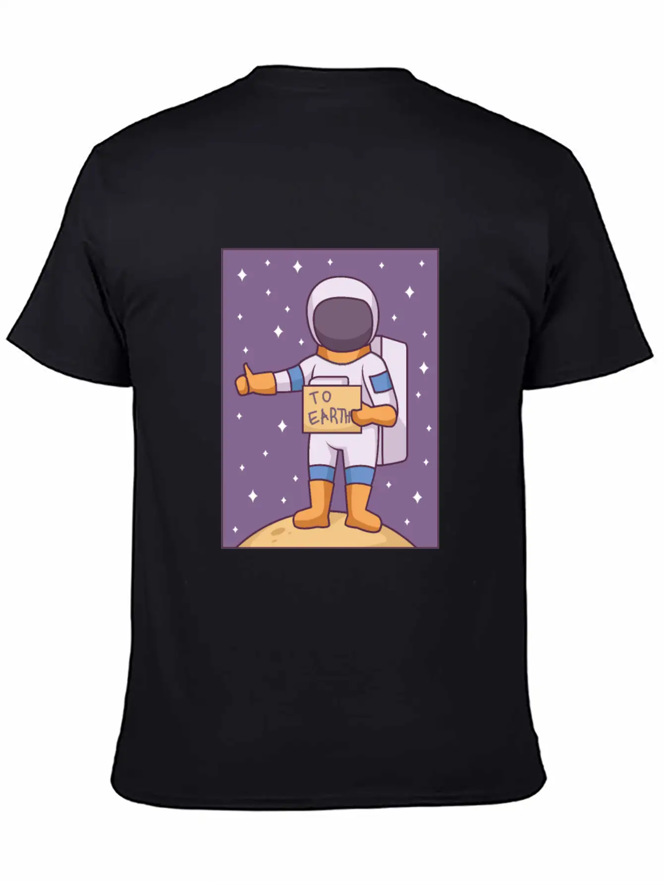 Space Way To Earth Unisex Casual T-Shirt – Clean Design For Daily Comfort