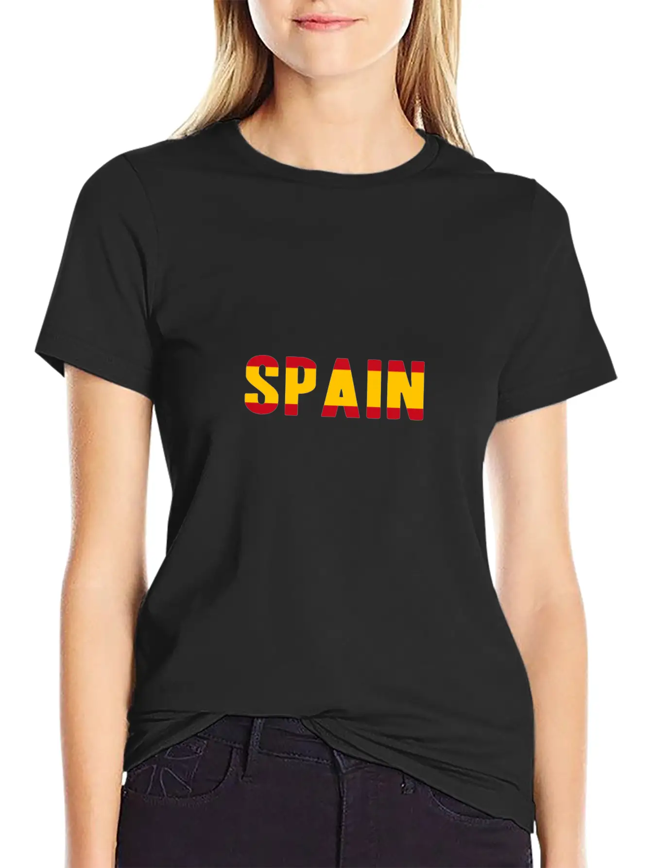 Spain Football Soccer Team Fan Gift Idea Champion Breathable Soft Cotton T-Shirt – Timeless Casual Look