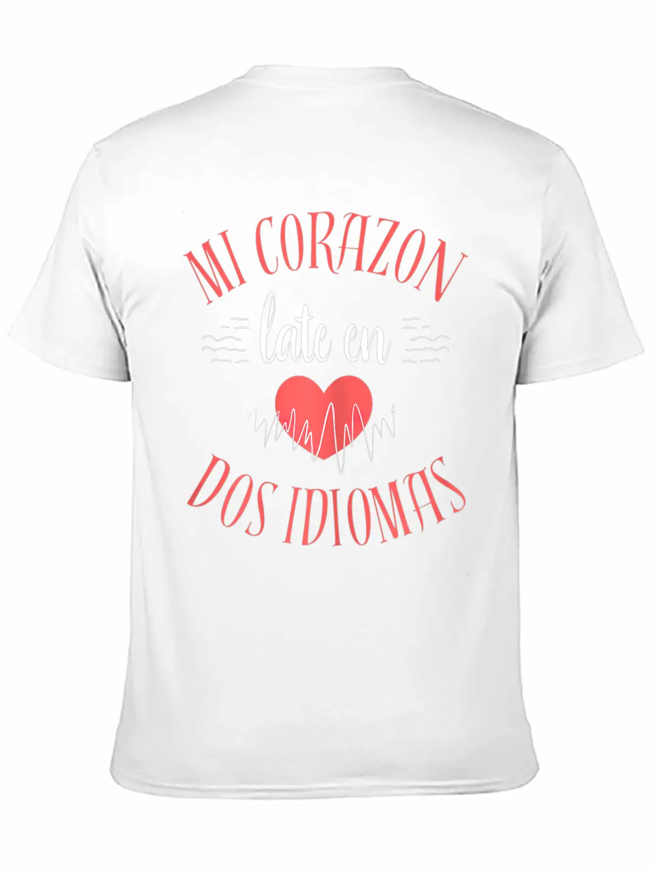 Spanish Bilingual Teacher Heart Maestra Gratitude Unisex Casual T-Shirt – Clean Design For Daily Comfort