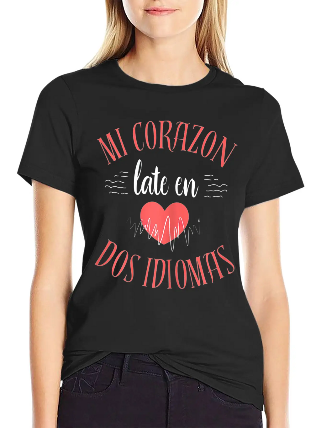 Spanish Bilingual Teacher Heart Maestra Gratitude Unisex Casual T-Shirt – Clean Design For Daily Comfort