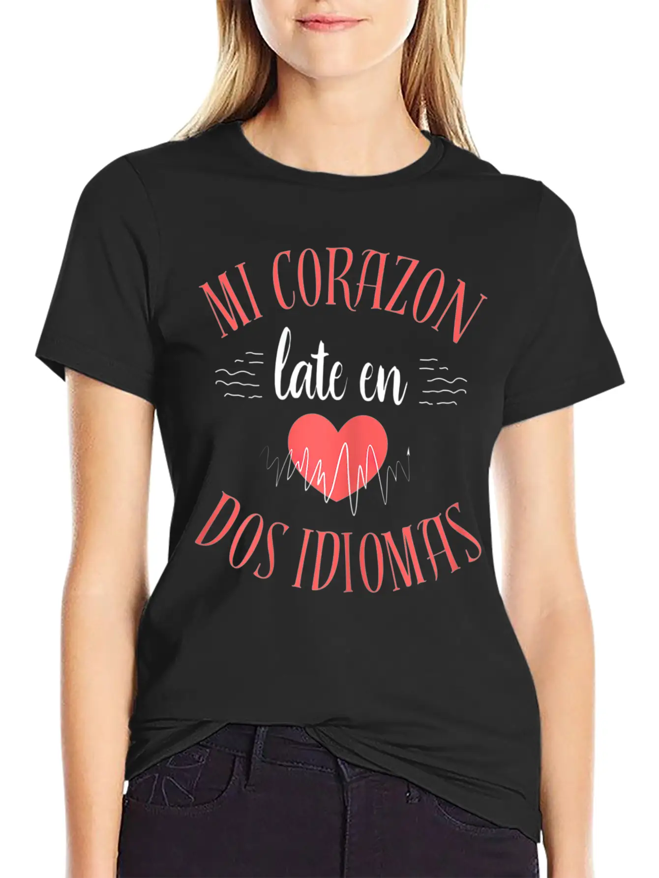 Spanish Bilingual Teacher Heart Maestra Gratitude Unisex Casual T-Shirt – Clean Design For Daily Comfort