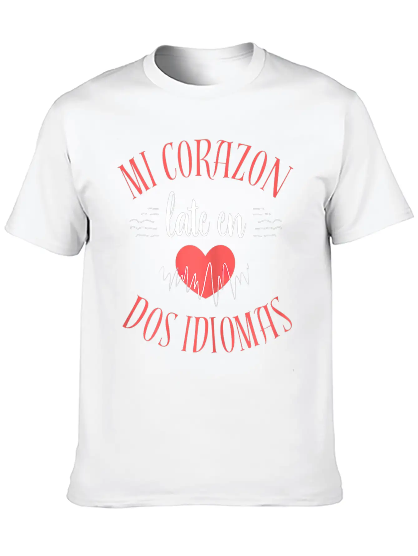Spanish Bilingual Teacher Heart Maestra Gratitude Unisex Casual T-Shirt – Clean Design For Daily Comfort