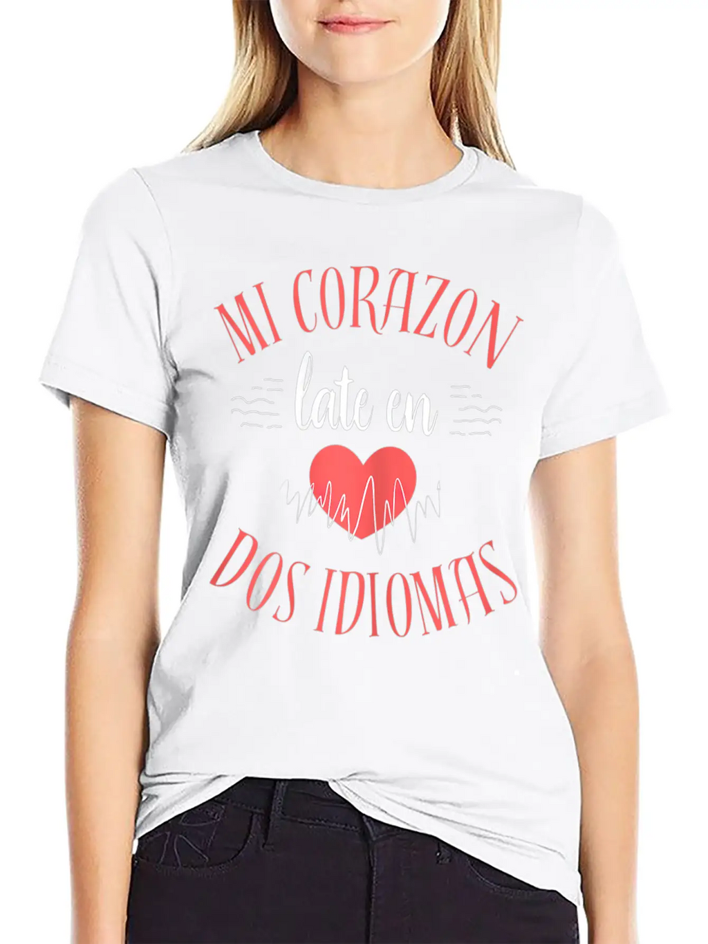 Spanish Bilingual Teacher Heart Maestra Gratitude Unisex Casual T-Shirt – Clean Design For Daily Comfort
