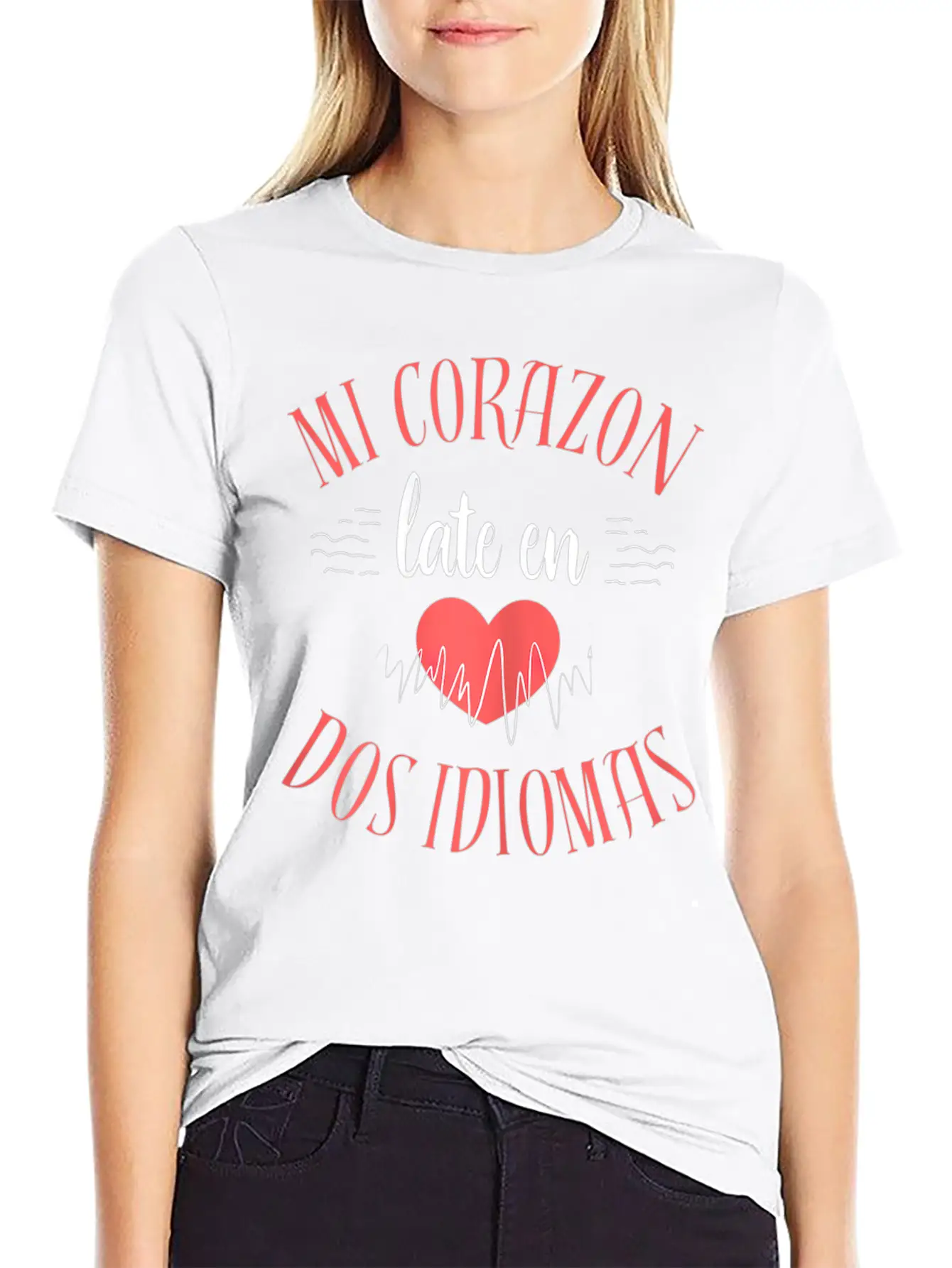 Spanish Bilingual Teacher Heart Maestra Gratitude Unisex Casual T-Shirt – Clean Design For Daily Comfort