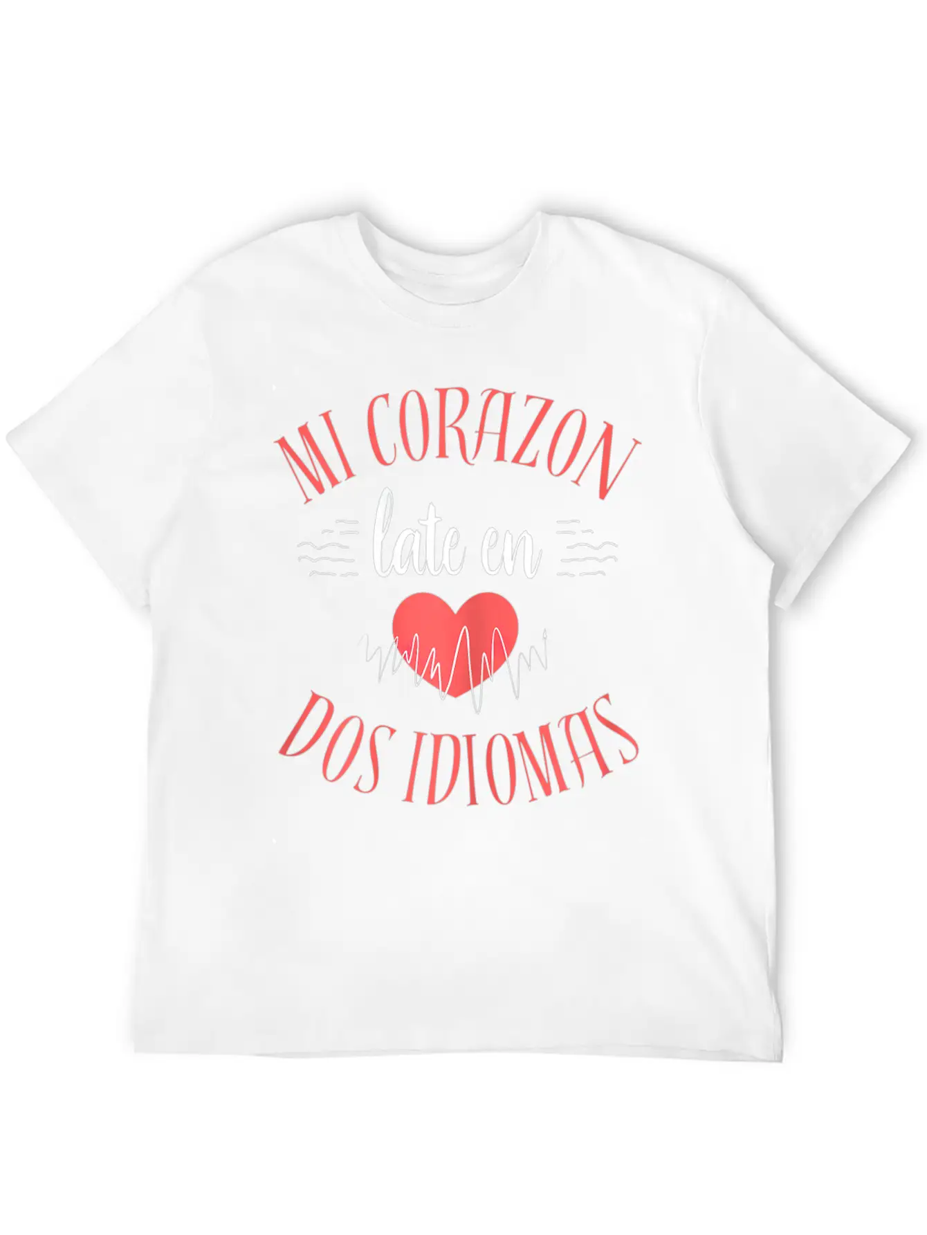 Spanish Bilingual Teacher Heart Maestra Gratitude Unisex Casual T-Shirt – Clean Design For Daily Comfort