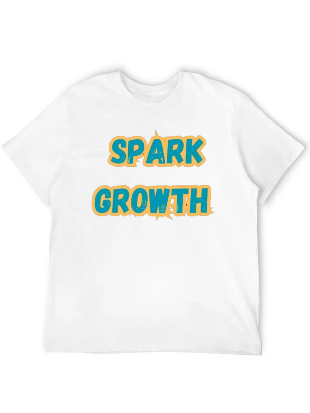 SPARK GROWTH Breathable Soft Cotton T-Shirt – Timeless Casual Look