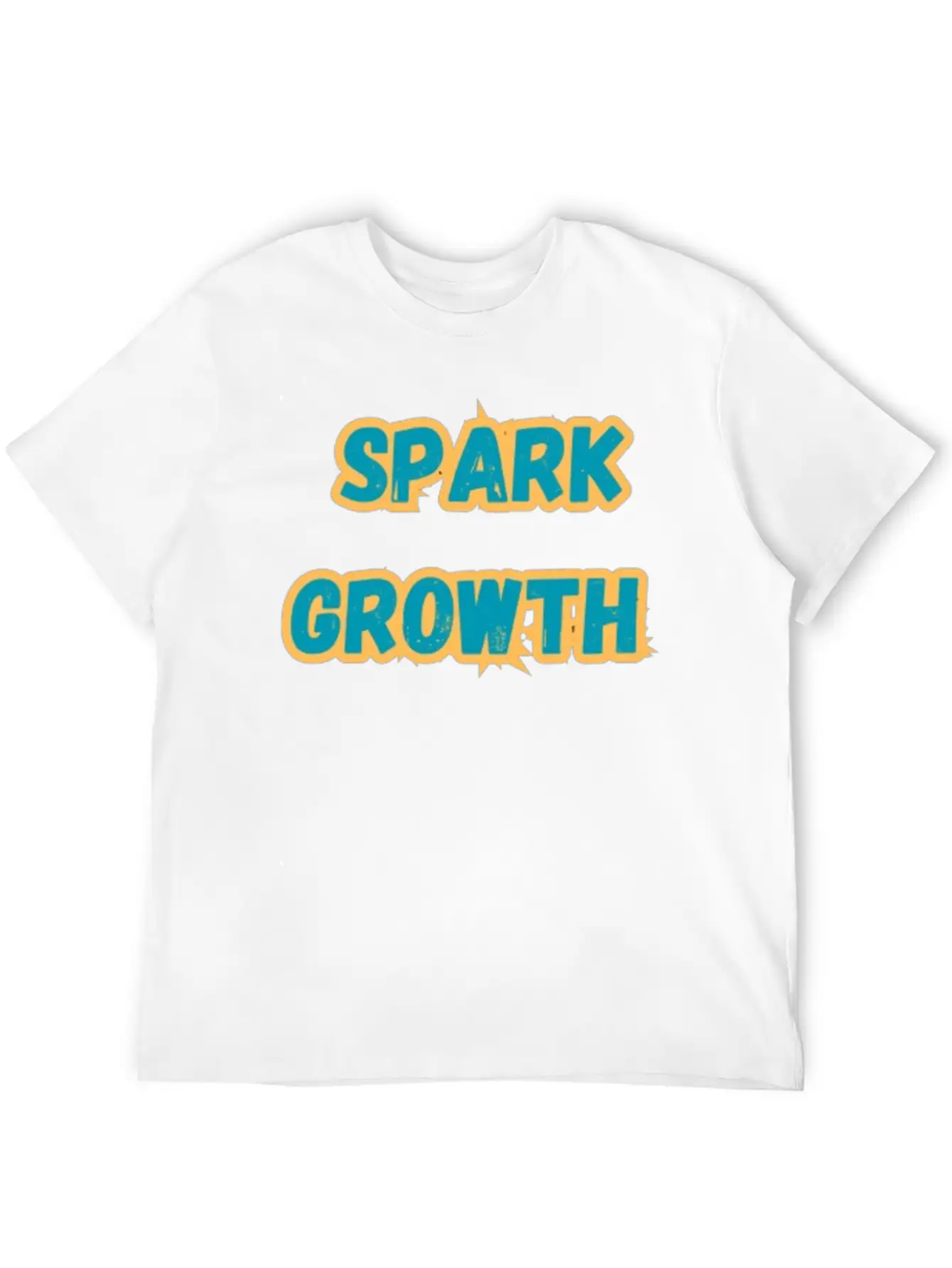 SPARK GROWTH Breathable Soft Cotton T-Shirt – Timeless Casual Look
