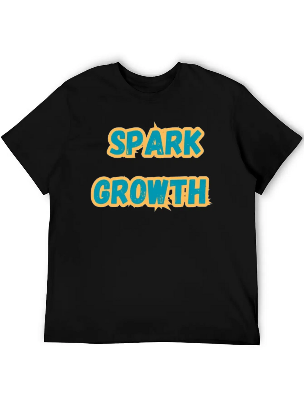 SPARK GROWTH Breathable Soft Cotton T-Shirt – Timeless Casual Look