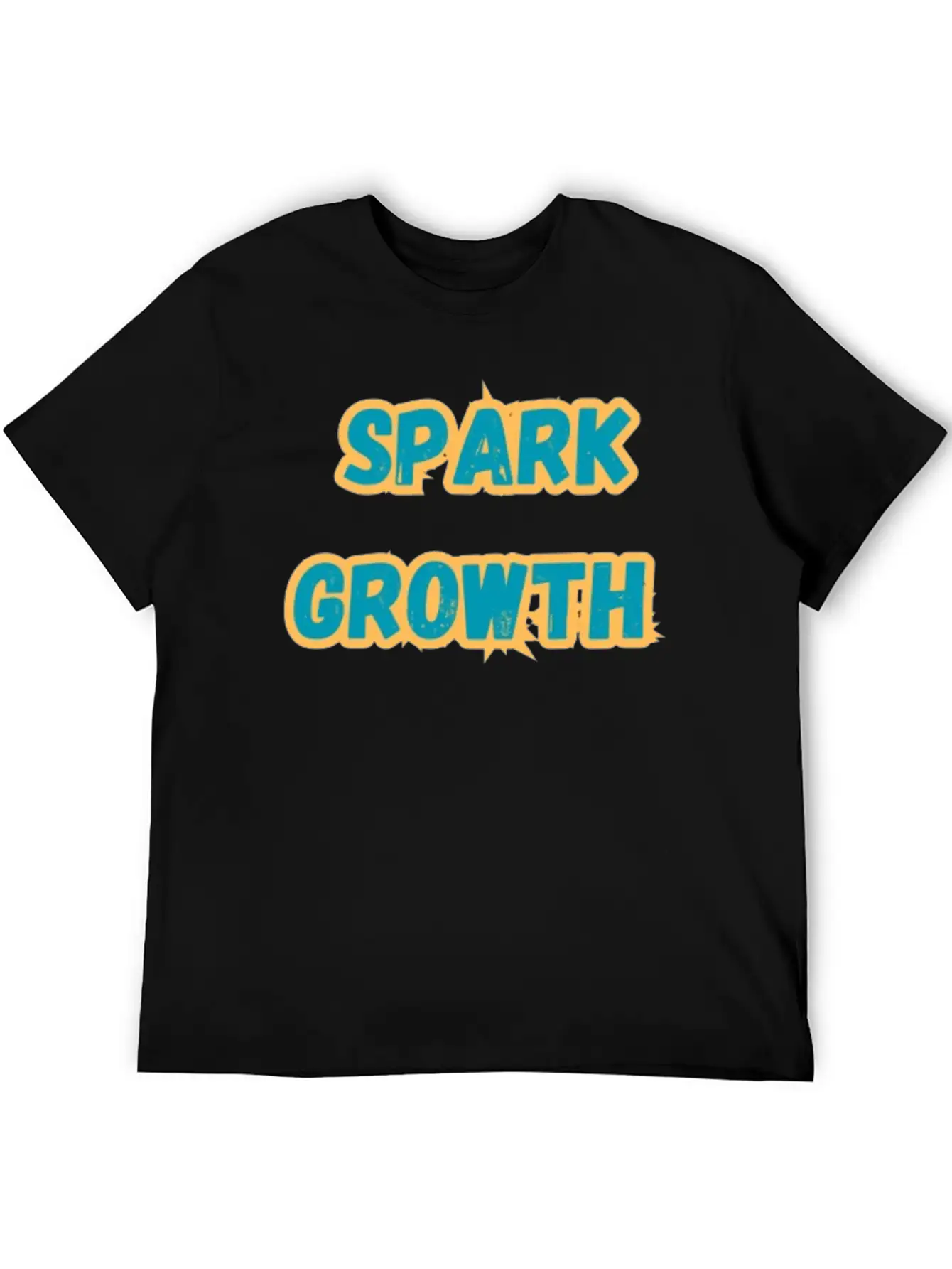 SPARK GROWTH Breathable Soft Cotton T-Shirt – Timeless Casual Look