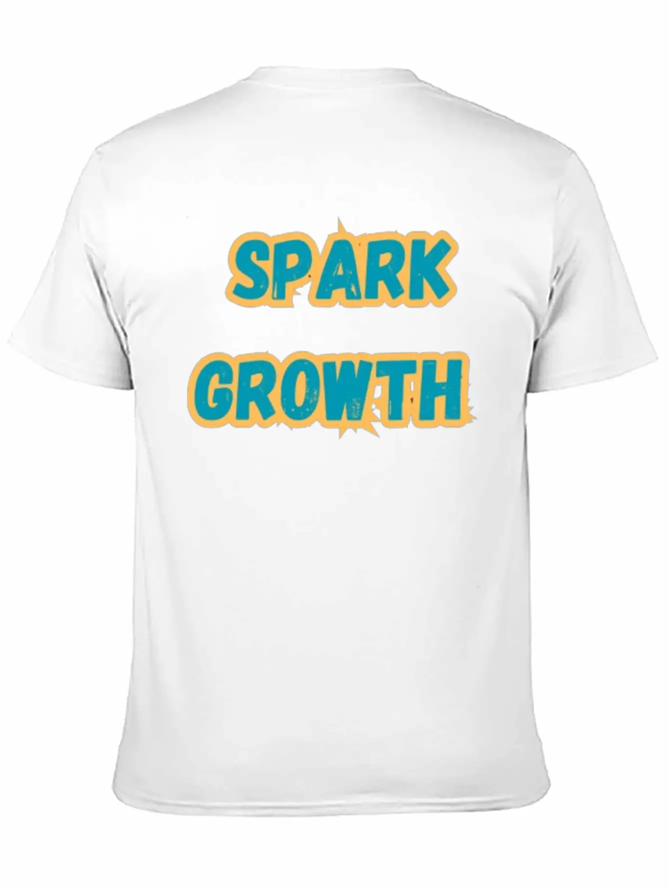 SPARK GROWTH Breathable Soft Cotton T-Shirt – Timeless Casual Look