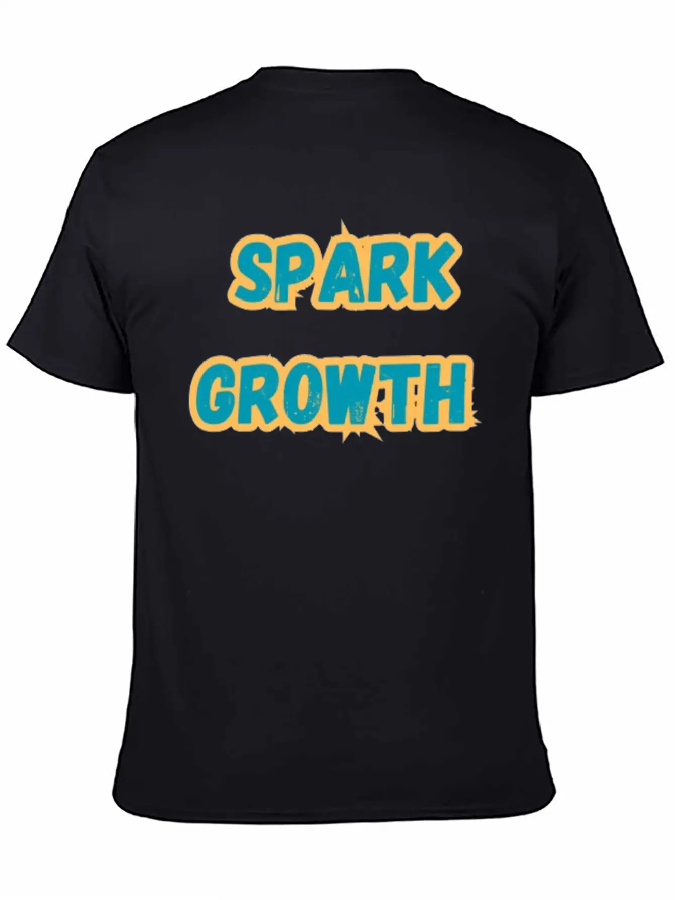 SPARK GROWTH Breathable Soft Cotton T-Shirt – Timeless Casual Look