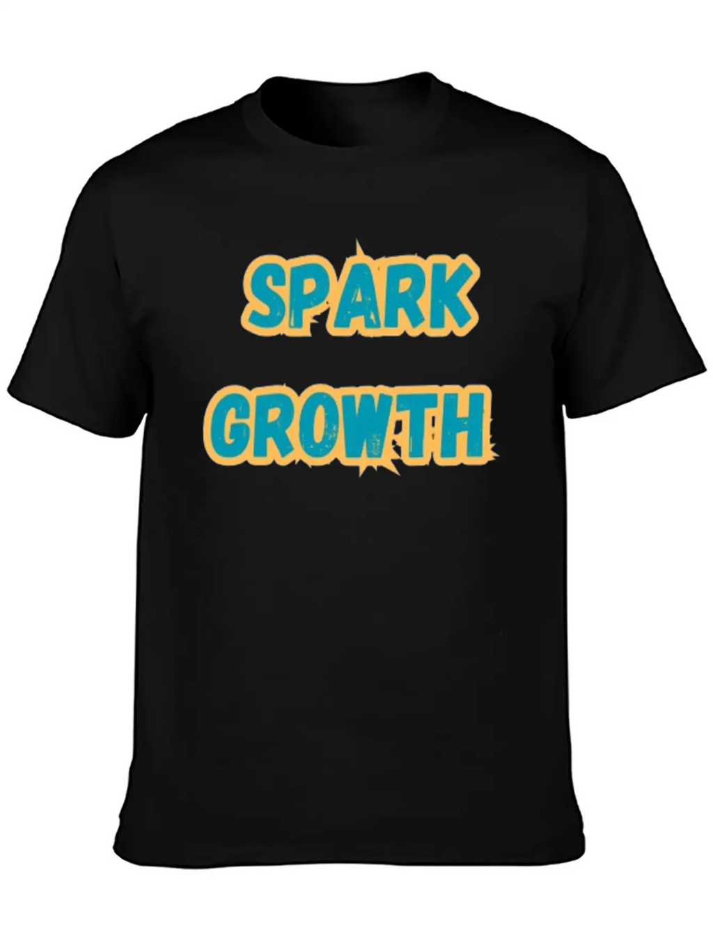 SPARK GROWTH Breathable Soft Cotton T-Shirt – Timeless Casual Look