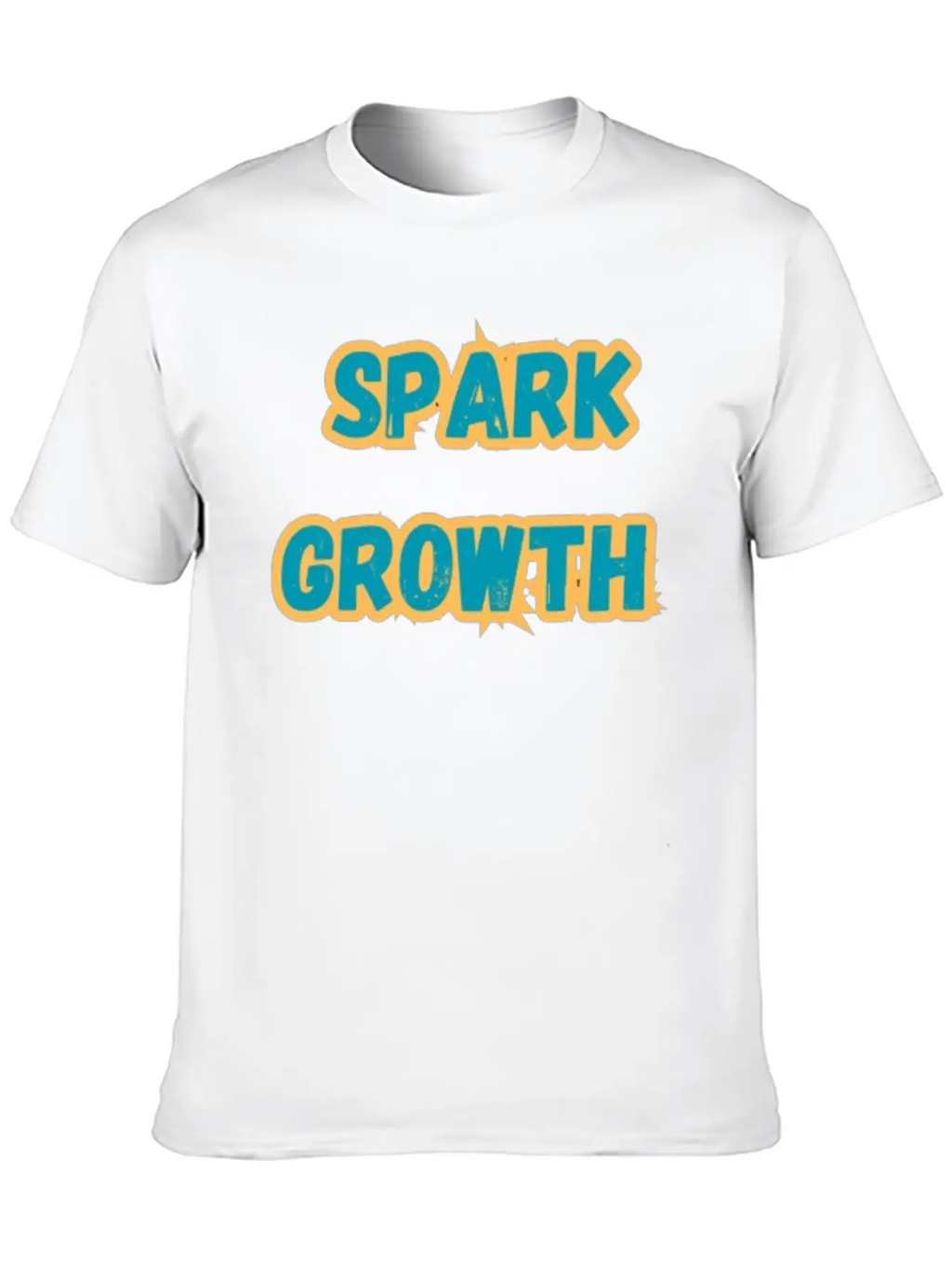 SPARK GROWTH Breathable Soft Cotton T-Shirt – Timeless Casual Look