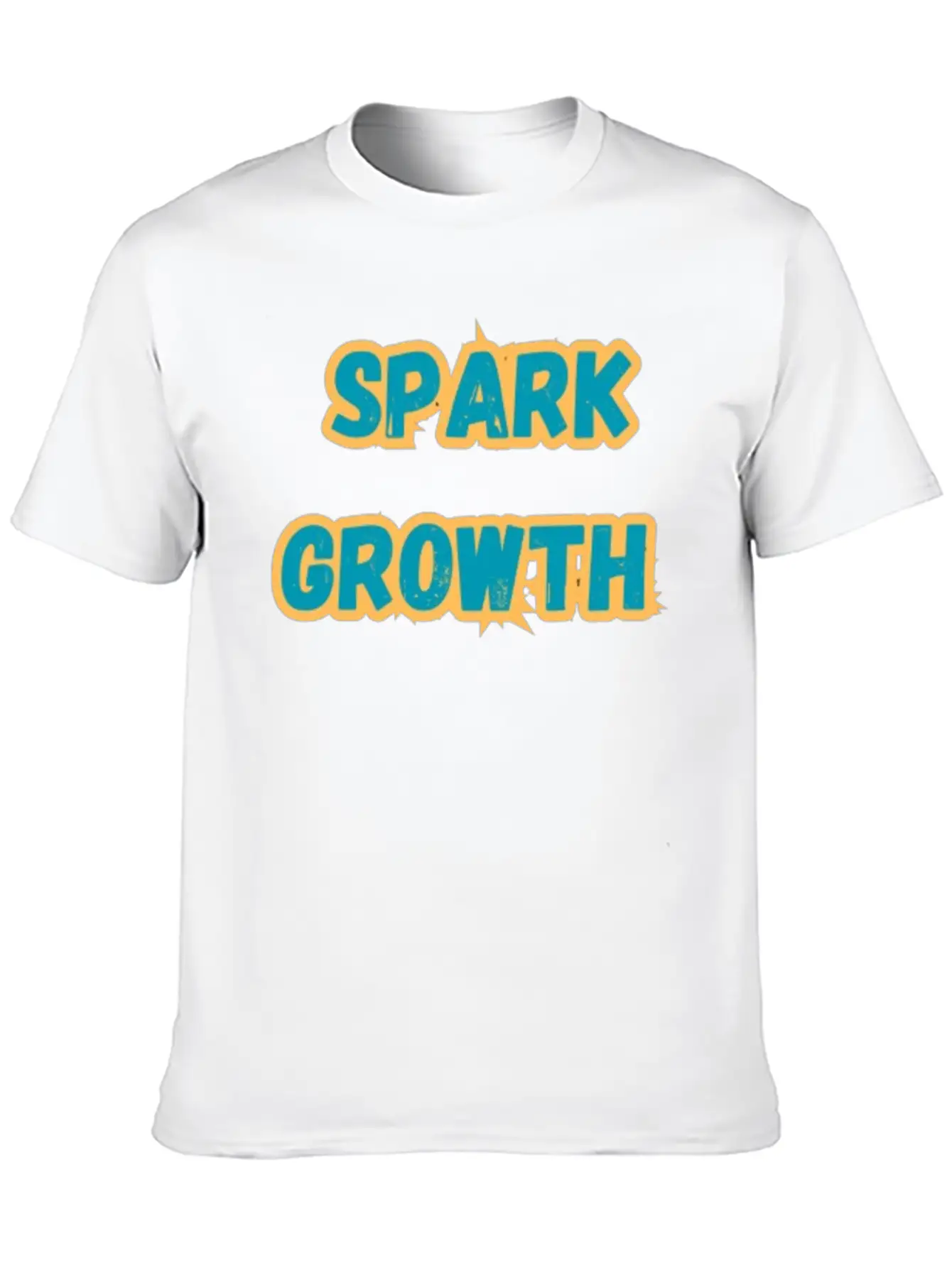 SPARK GROWTH Breathable Soft Cotton T-Shirt – Timeless Casual Look