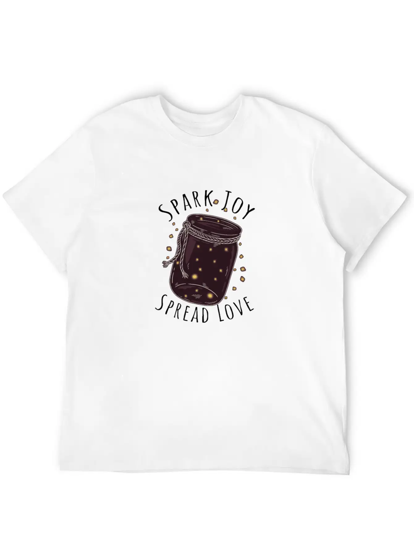 Spark Joy, Spread Lov - Spark Essential Cotton Tee For Daily Outfits – Unisex Style