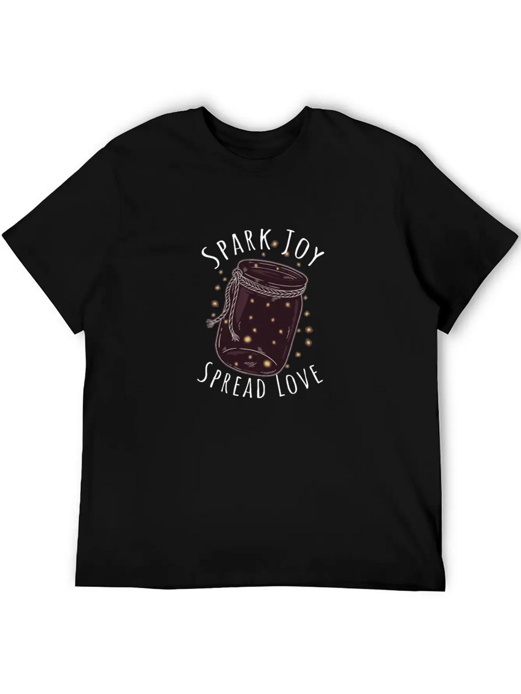 Spark Joy, Spread Lov - Spark Essential Cotton Tee For Daily Outfits – Unisex Style